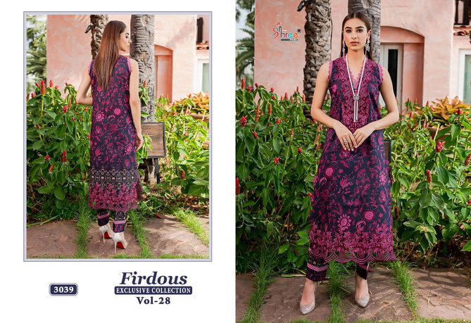 Firdous Exclusive Collection Vol 28 By Shree Jam Cotton Pakistani Suits Wholesale Online